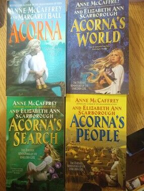 4 Book Lot: Anne McCaffrey: Books From The Acorna Series